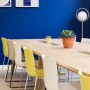 Nursery & Workspace, Clerkenwell |  Multicoloured ergonomic desk chairs by Arper | Interior Designers
